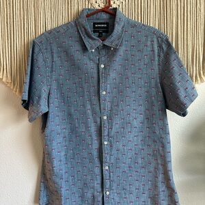 Bonobos Blue Short Sleeve Shirt